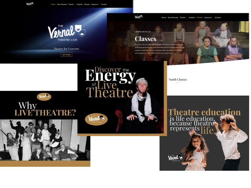 Vernal Theatre Social Media
